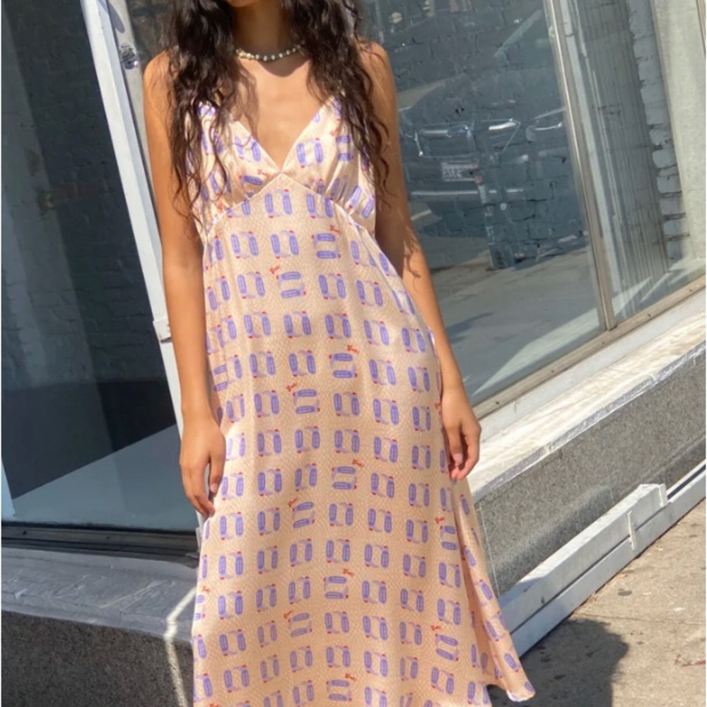 Lisa Says Gah Slip dress, size small